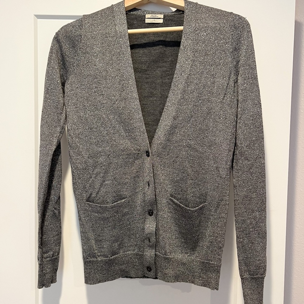 Madewell Metallic Cardigan